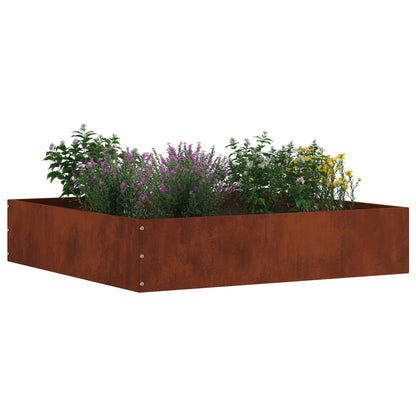 Bordura per Prato 6 pcs Ruggine 60 x 60 x 13 cm