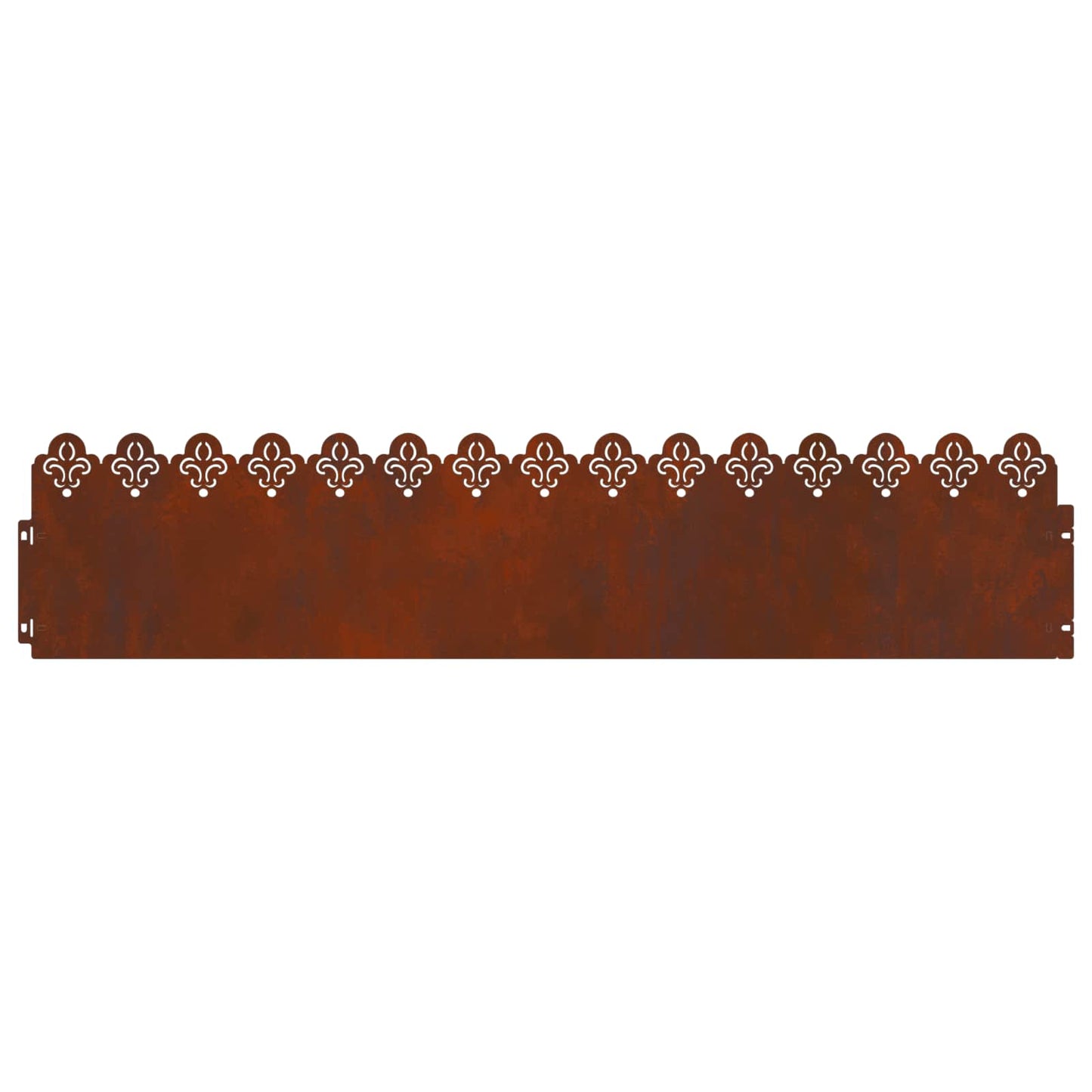 Bordure per prato 10 pcs Ruggine 103 x 0,05 x 22 cm