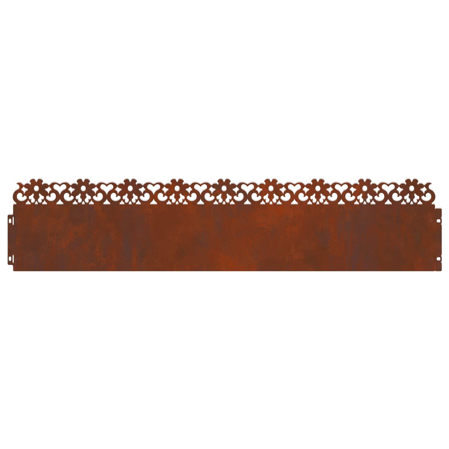 Bordure per prato 20 pcs Ruggine 103 x 0,05 x 22 cm