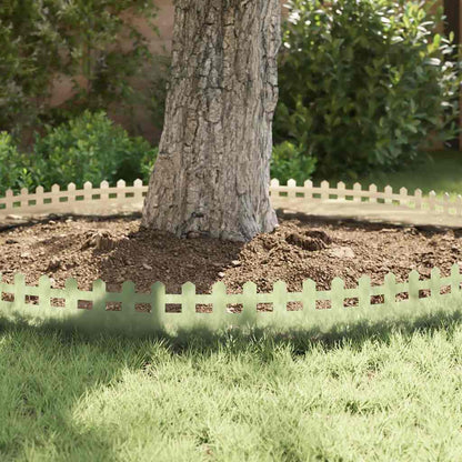 Bordure per prato 20 pcs Argento 103 x 0,05 x 22 cm