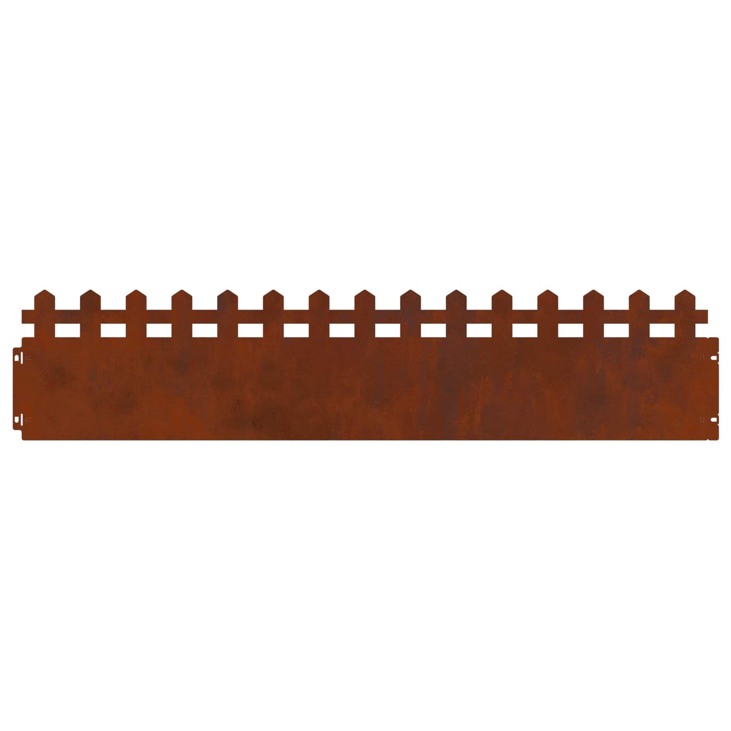 Bordure per prato 20 pcs Ruggine 103 x 0,05 x 22 cm