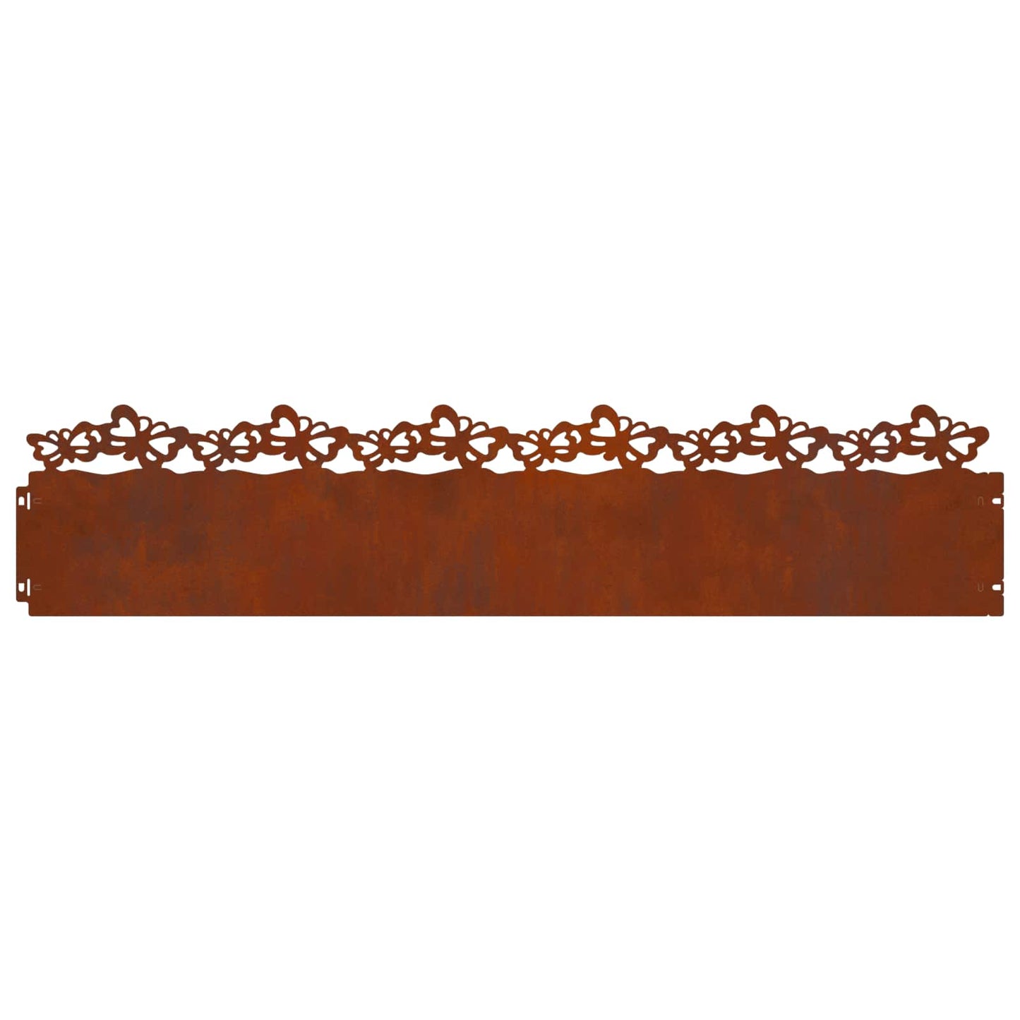 Bordure per prato 30 pcs Ruggine 103 x 0,05 x 22 cm