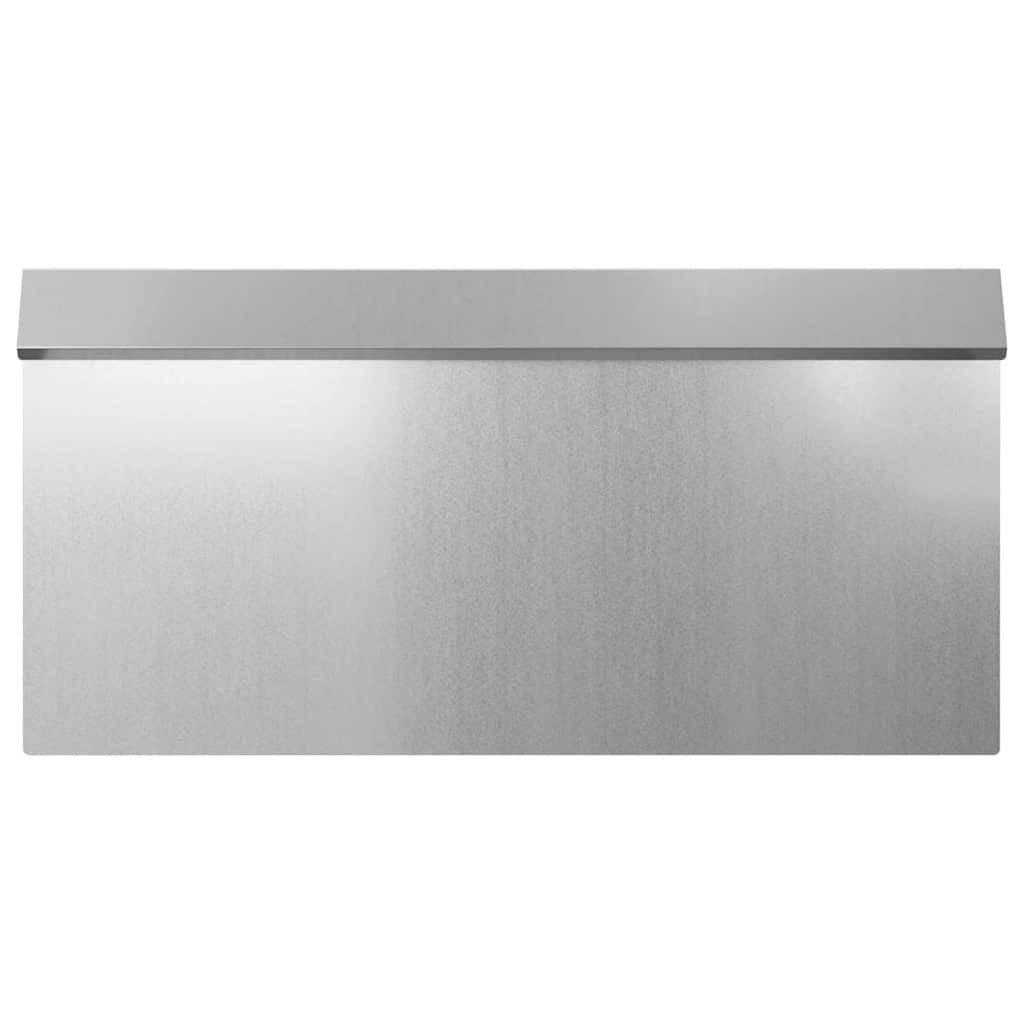 Recinto per lumache 16 pcs Argento 50 x 3,5 x 25 cm