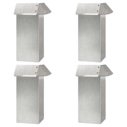 Recinzioni per lumache 8 pcs Argento Acciaio inossidabile