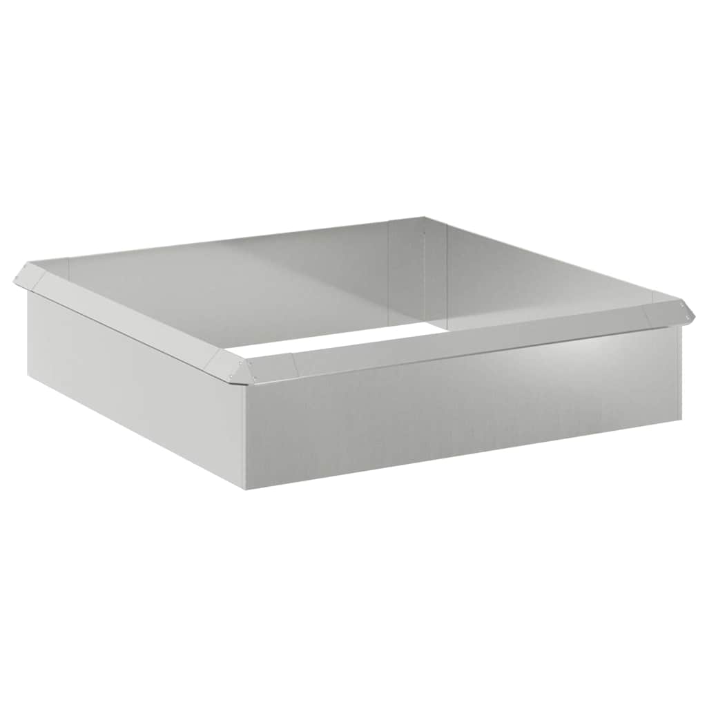 Recinzioni per lumache 8 pcs Argento Acciaio zincato