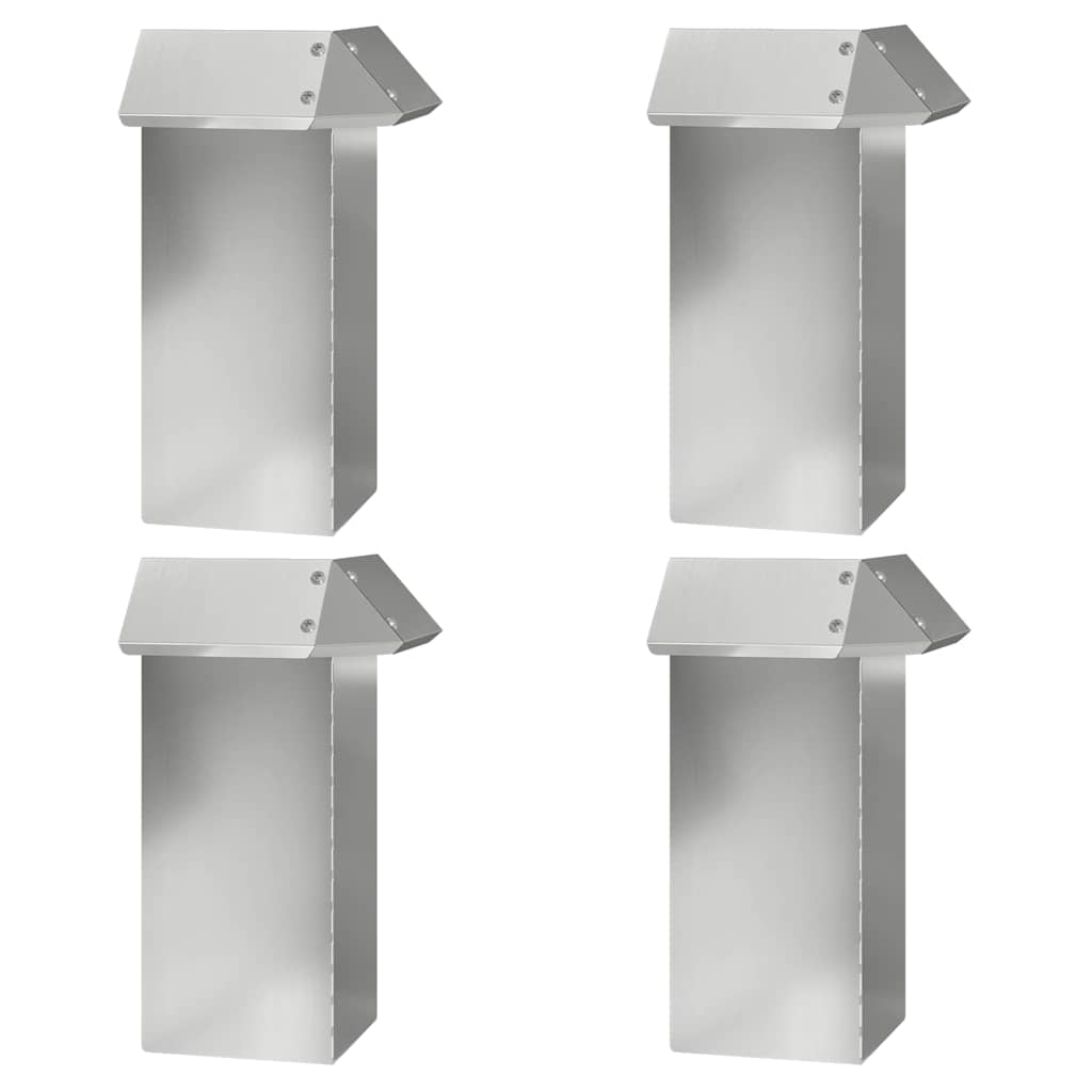 Recinzioni per lumache 8 pcs Argento Acciaio zincato