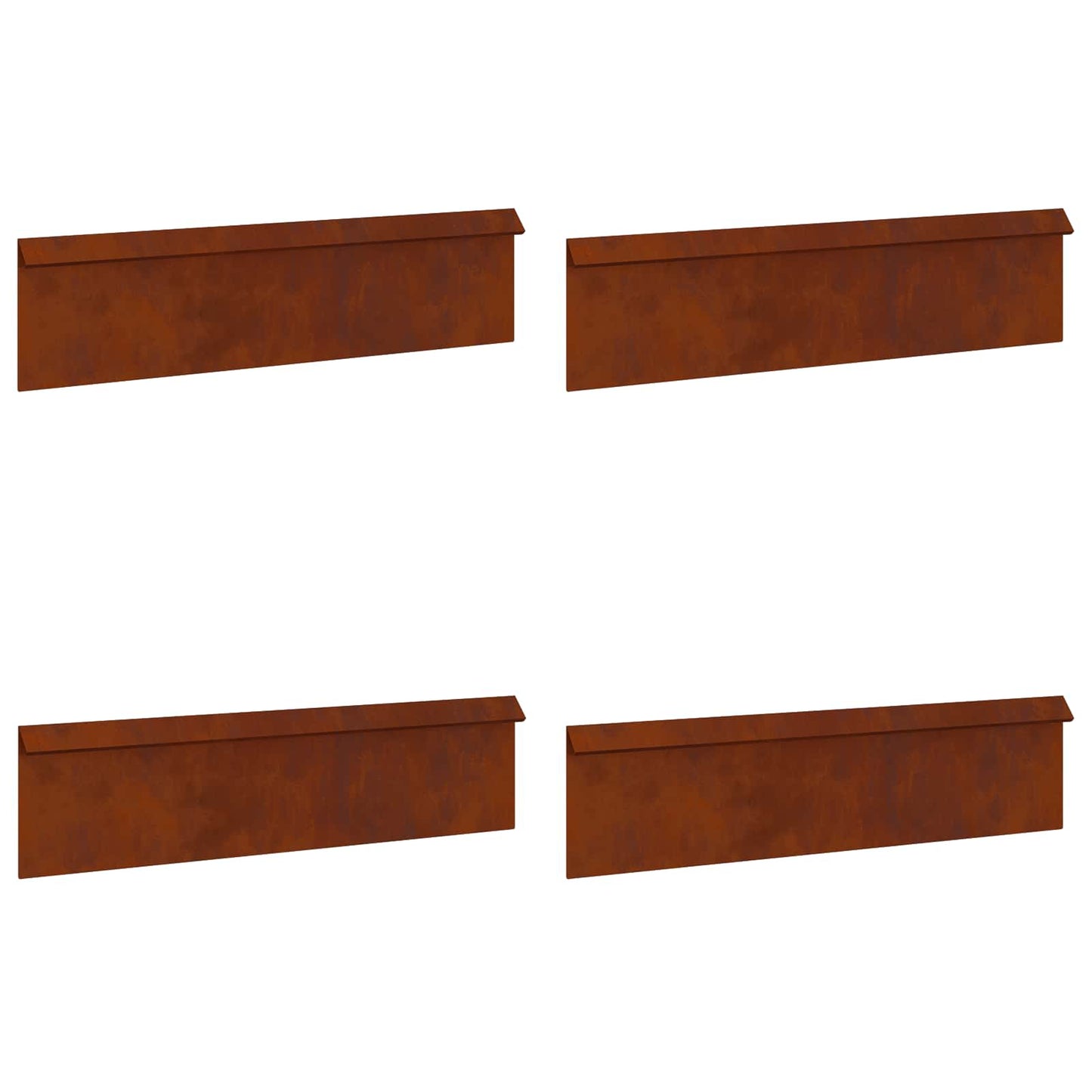 Recinzioni per lumache 8 pcs Ruggine