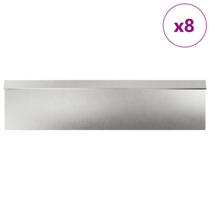 Recinzioni per lumache 12 pcs Argento Acciaio inossidabile