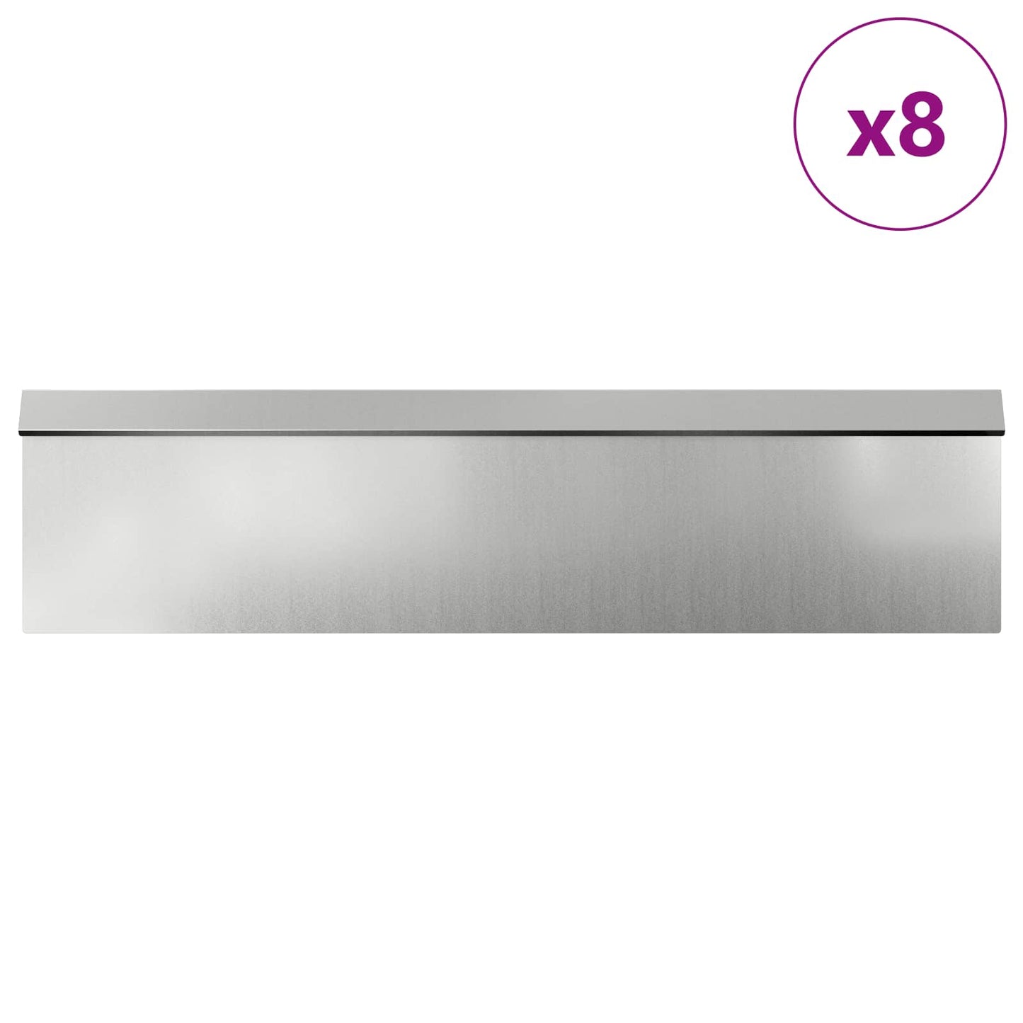 Recinzioni per lumache 12 pcs Argento Acciaio zincato