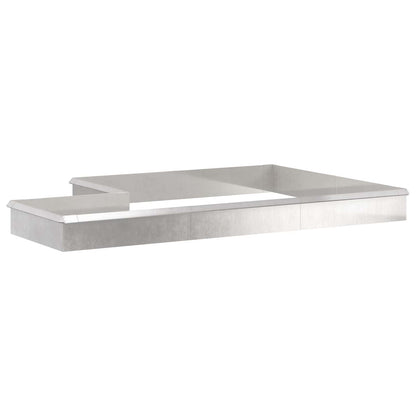 Recinzioni per lumache 16 pcs Argento Acciaio inossidabile