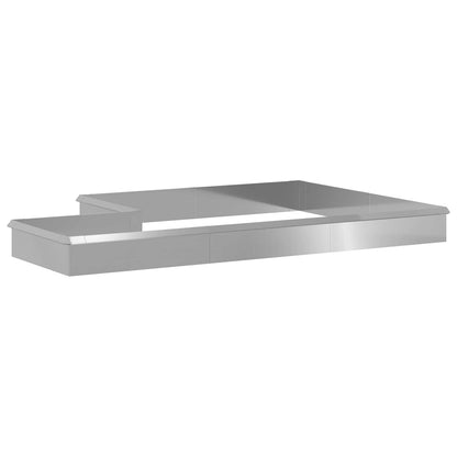 Recinzioni per lumache 16 pcs Argento Acciaio zincato
