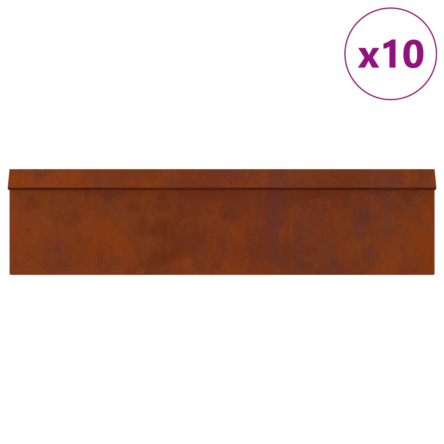 Recinzioni per lumache 16 pcs Ruggine