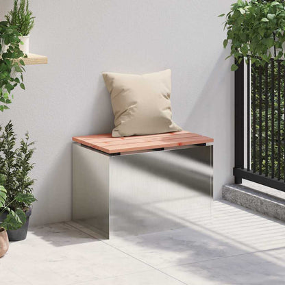 Panchina da giardino Argento 60 x 40 x 43 cm
