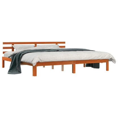 Struttura del letto Marrone cerato 203.5 x 205.5 x 69.5 cm