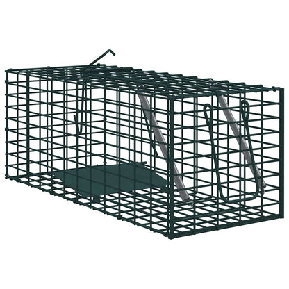 Trappola per animali Verde 31 x 13 x 12cm Acciaio