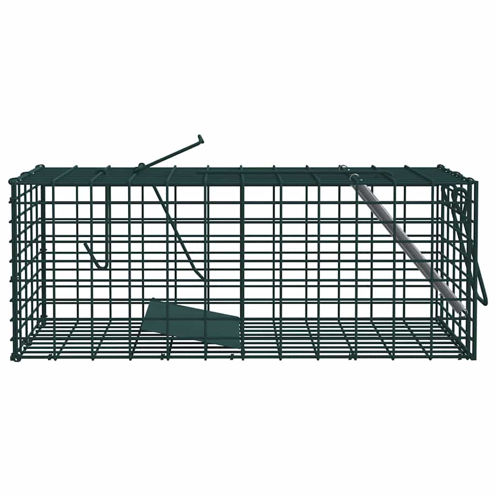 Trappola per animali Verde 31 x 13 x 12cm Acciaio