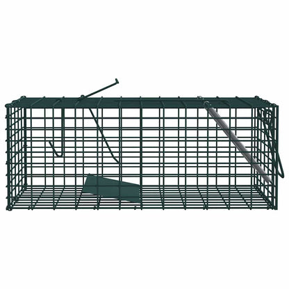 Trappola per animali Verde 31 x 13 x 12cm Acciaio