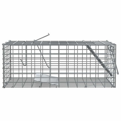 Trappola per animali Antracite 31 x 13 x 12cm Acciaio