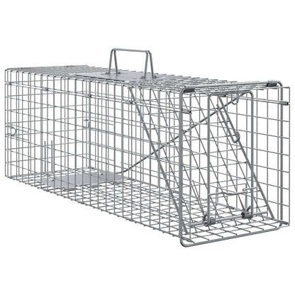 Trappola per animali Antracite 61 x 20 x 21,5 cm Acciaio