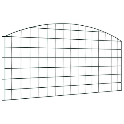 Set di Recinzione per Stagno 5 pcs Verde 100 x 50 cm Acciaio