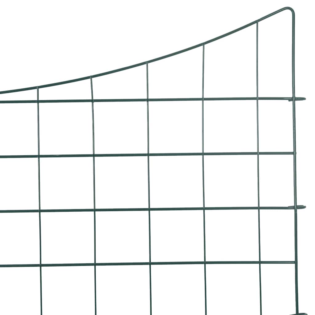 Set di Recinzione per Stagno 5 pcs Verde 100 x 50 cm Acciaio