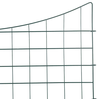 Set di Recinzione per Stagno 5 pcs Verde 100 x 50 cm Acciaio