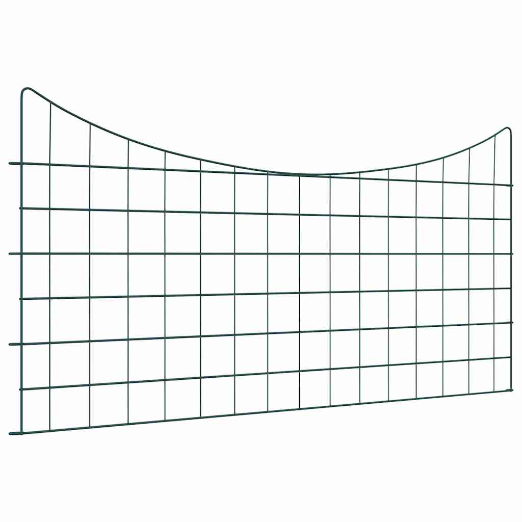 Set di Recinzione per Stagno 5 pcs Verde 100 x 50 cm Acciaio