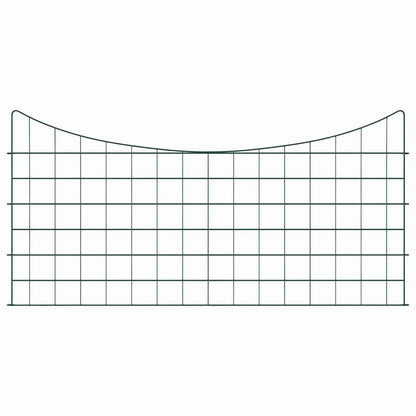 Set di Recinzione per Stagno 5 pcs Verde 100 x 50 cm Acciaio