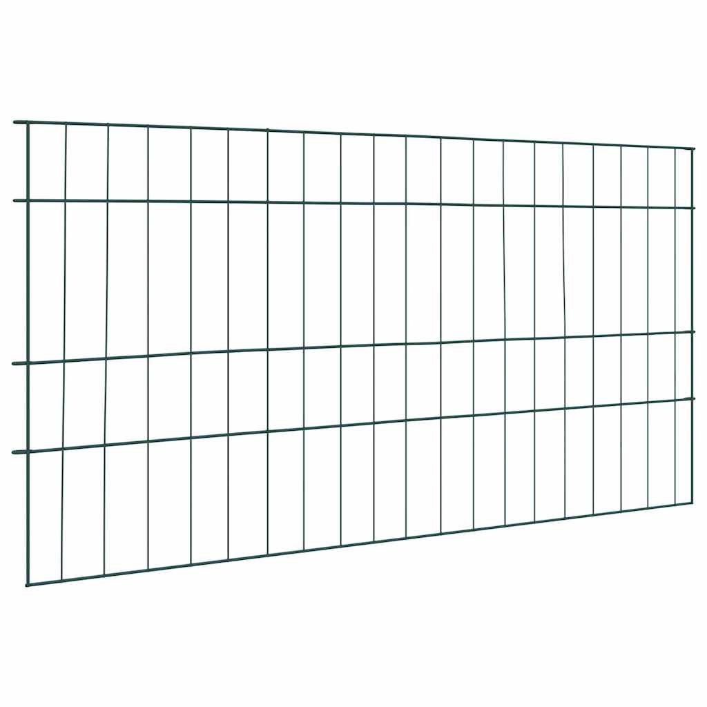 Set di Recinzione per Stagno 5 pcs Verde 100 x 50 cm Acciaio