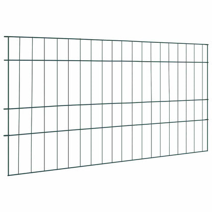 Set di Recinzione per Stagno 5 pcs Verde 100 x 50 cm Acciaio