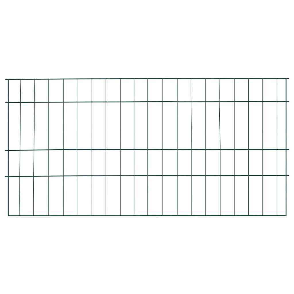 Set di Recinzione per Stagno 5 pcs Verde 100 x 50 cm Acciaio