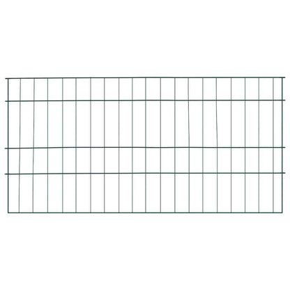 Set di Recinzione per Stagno 5 pcs Verde 100 x 50 cm Acciaio