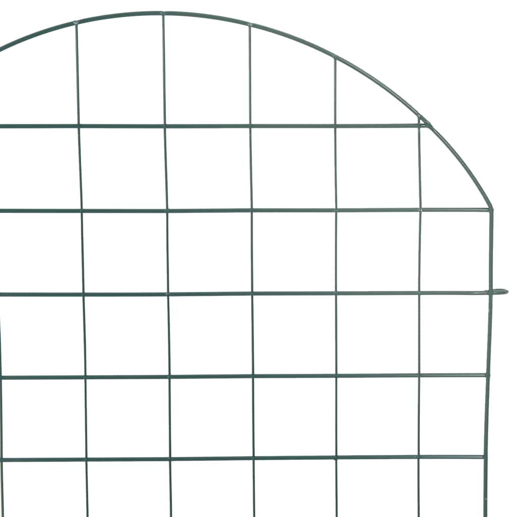 Set di Recinzione per Stagno 8 pcs Verde 50 x 80 cm Acciaio