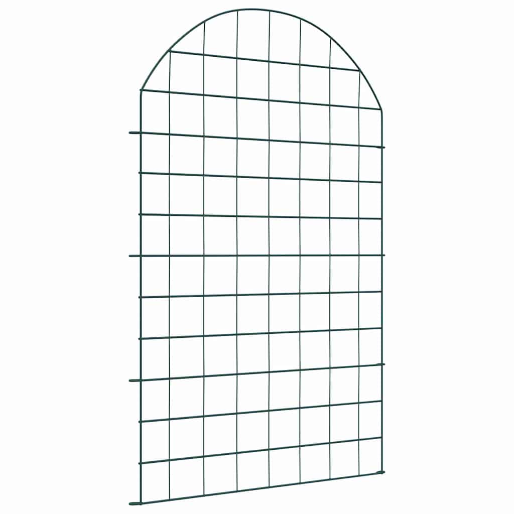 Set di Recinzione per Stagno 8 pcs Verde 50 x 80 cm Acciaio