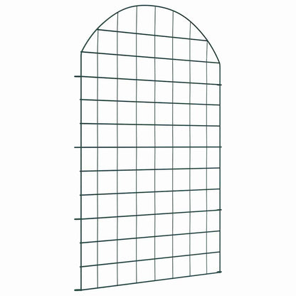 Set di Recinzione per Stagno 8 pcs Verde 50 x 80 cm Acciaio