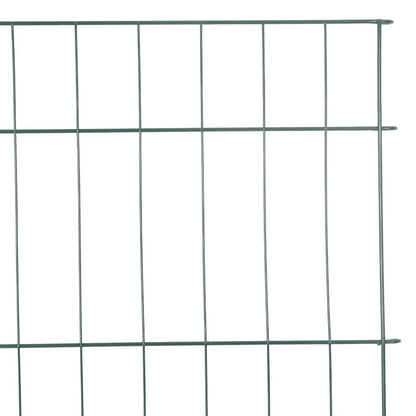 Set di Recinzione per Stagno 8 pcs Verde 50 x 80 cm Acciaio