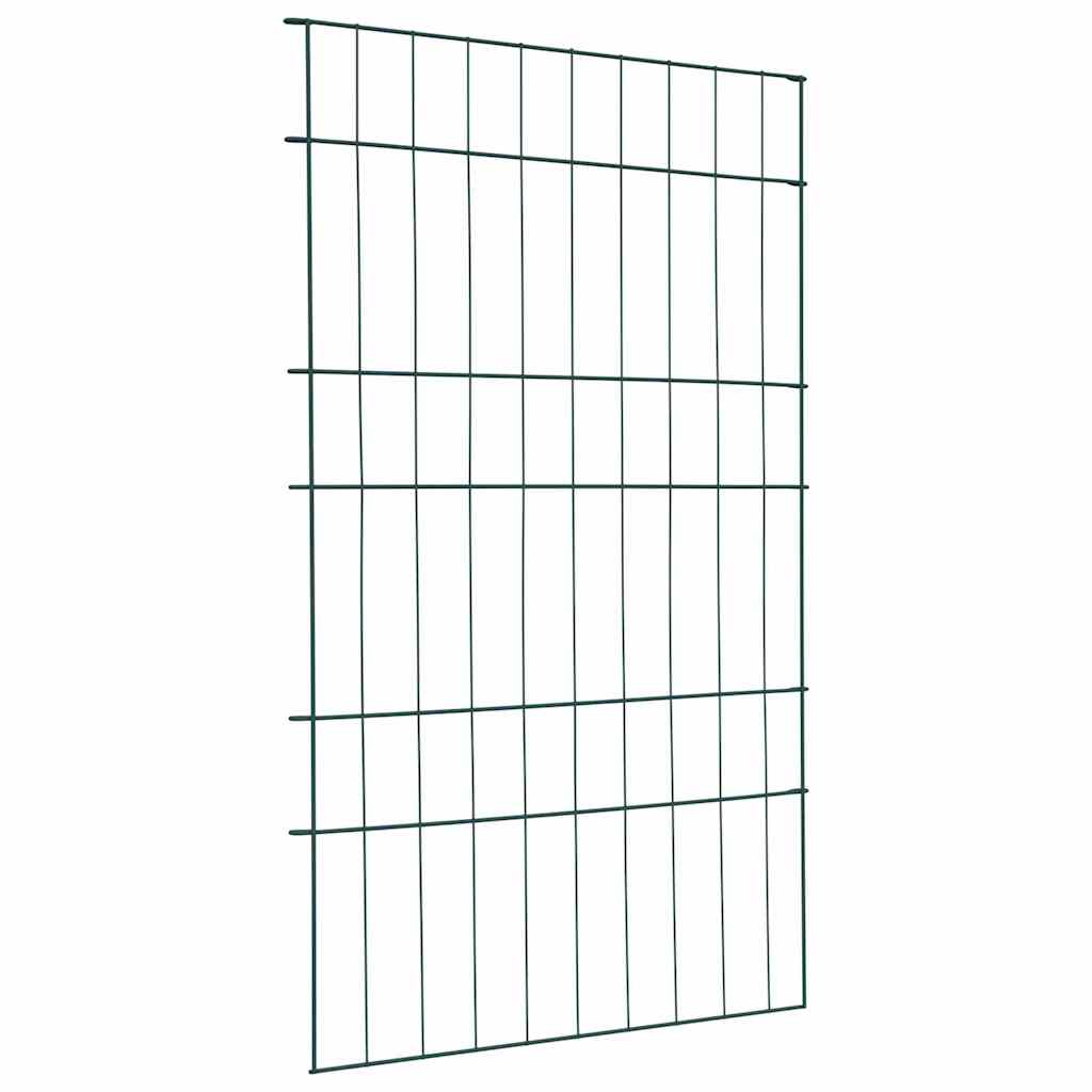 Set di Recinzione per Stagno 8 pcs Verde 50 x 80 cm Acciaio