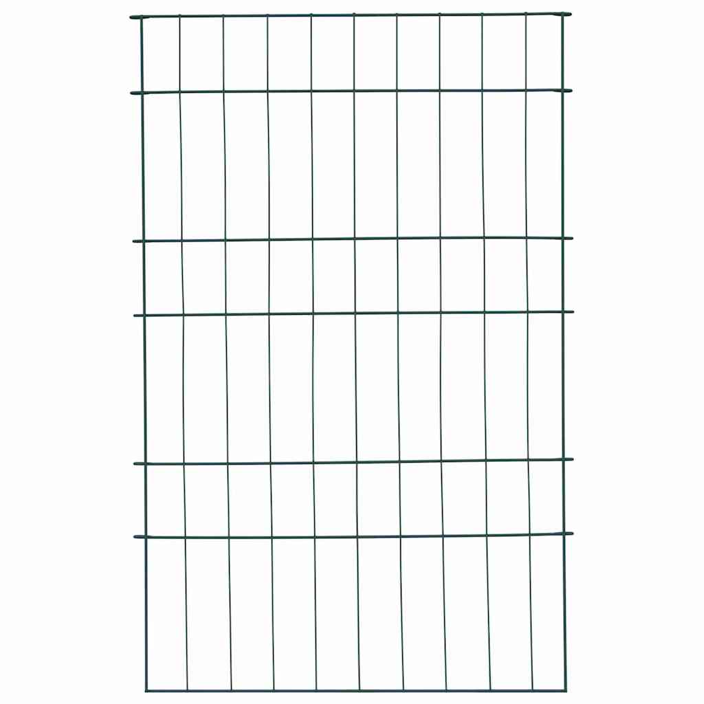 Set di Recinzione per Stagno 8 pcs Verde 50 x 80 cm Acciaio