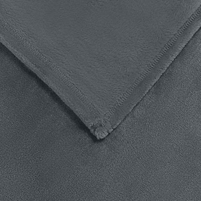 Coperta Grigio scuro 130 x 150 cm Panno