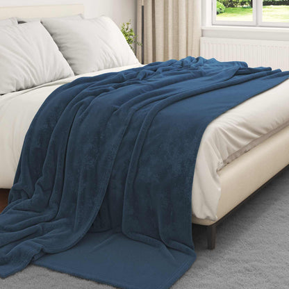 Coperta Blu navy 220 x 240 cm Panno