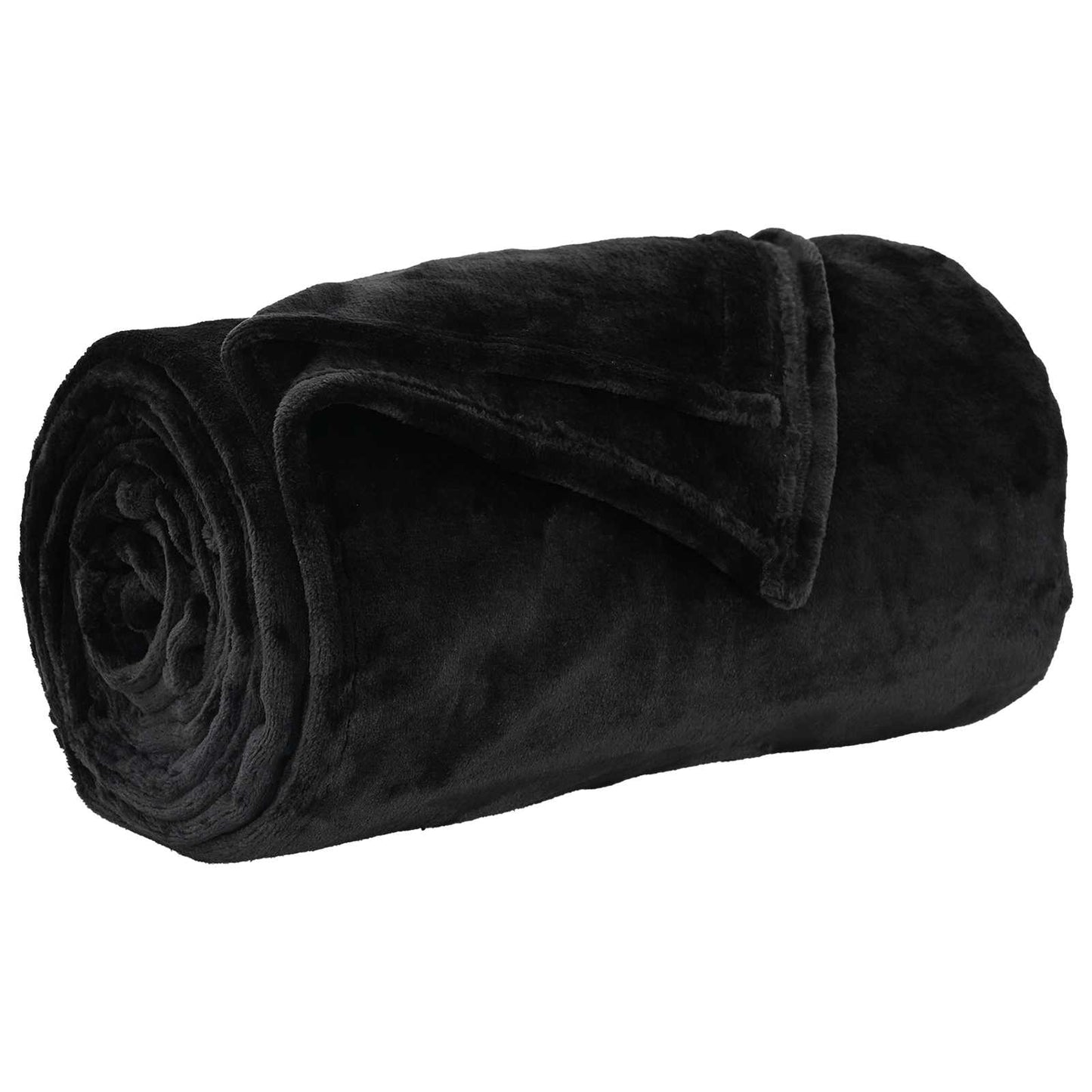 Coperta Nero 130 x 150 cm Panno