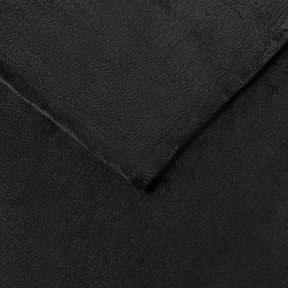 Coperta Nero 150 x 200 cm Panno