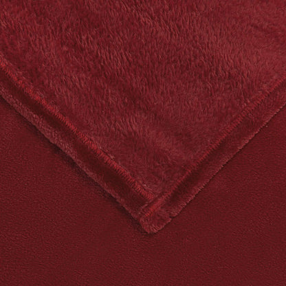 Coperta Rosso Bordeaux 130 x 150 cm Panno
