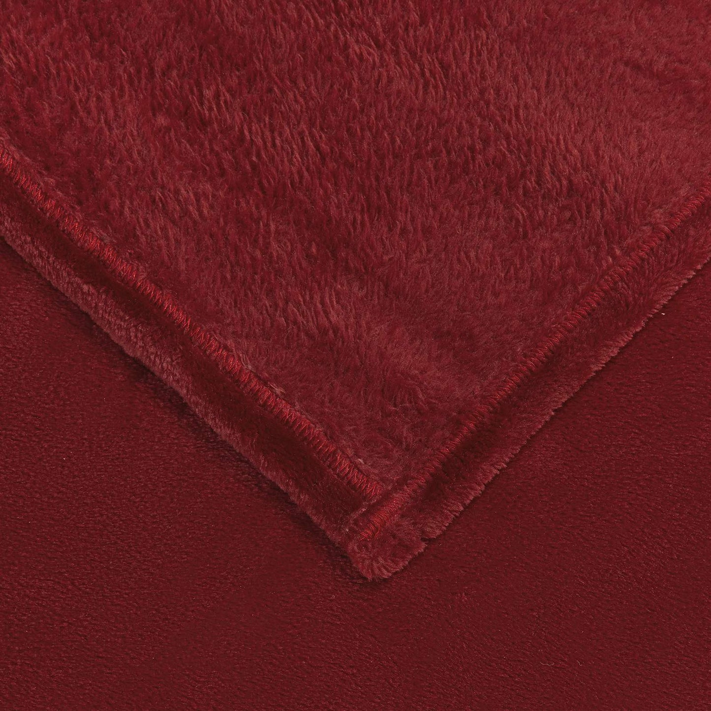 Coperta Rosso Bordeaux 150 x 200 cm Panno