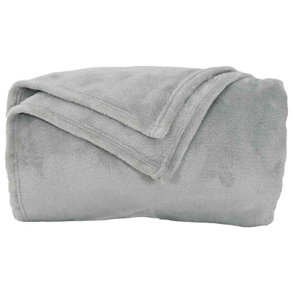 Coperte da Pile 6 pcs Grigio 150 x 200 cm Panno