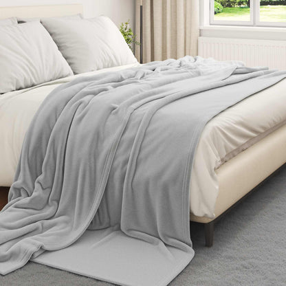 Coperte da Pile 6 pcs Grigio 220 x 240 cm Panno