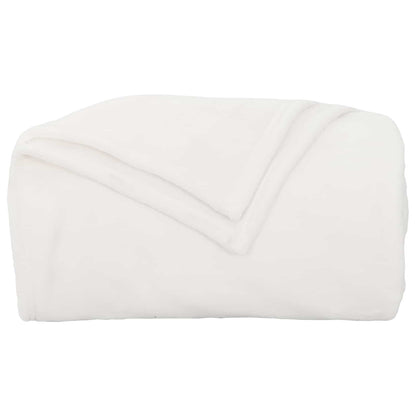 Coperte da Pile 6 pcs Bianco 220 x 240 cm Panno