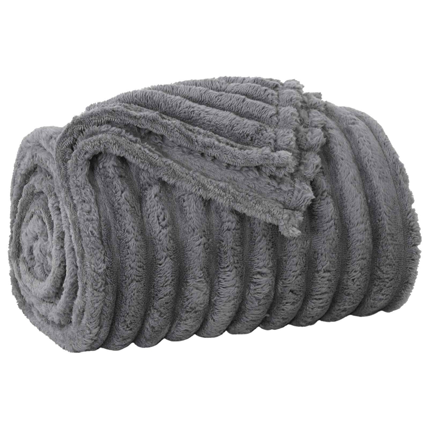 Coperta Grigio scuro 150 x 130 cm Panno