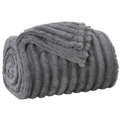 Coperta Grigio scuro 150 x 130 cm Panno