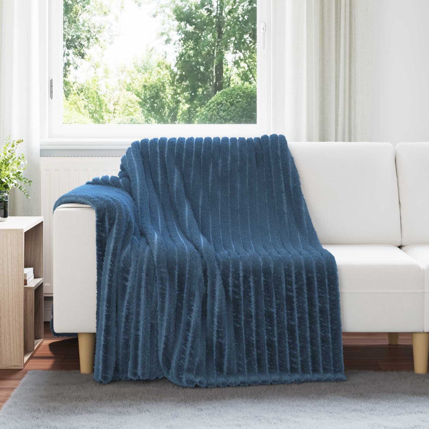 Coperta Blu navy 200 x 150 cm Panno